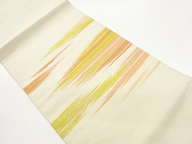 綴れ霞模様織出し名古屋帯